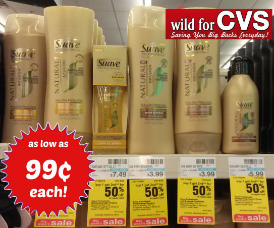 Suave Natural Infusions 99¢ Each!