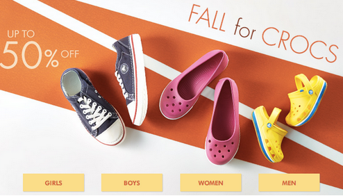 Crocs Sale on zulily