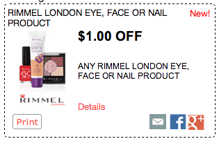 Rimmel Coupons