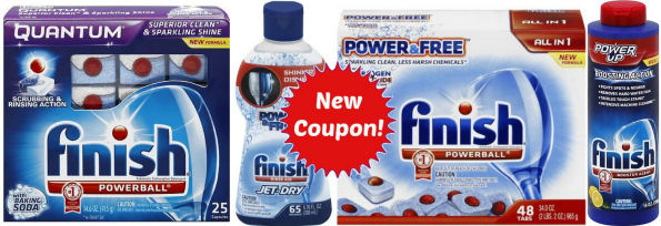 New Finish Dish Washing Products Coupon!