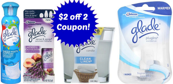 New $2 off $2 Glade Coupon!