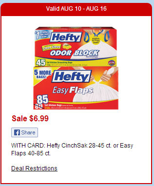 Print Now for $5.74 Hefty Next Week!