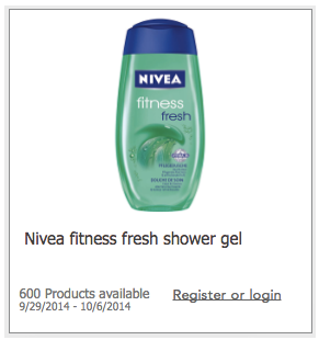 Free Nivea body wash