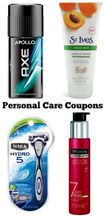 Personal Care Coupons