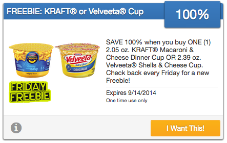 Free Kraft Macaroni & Cheese