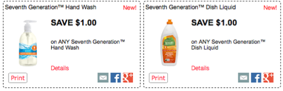 Seventh Generation Coupons