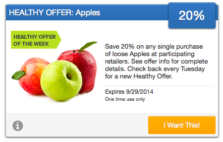 SavingStar Apples Savings