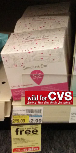 Summer's Eve Cleansing Cloths As Low As 50¢!