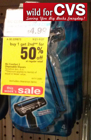 Bic Custom 3 Just $1.74!