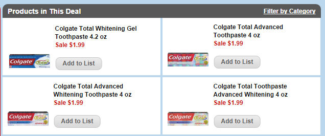 Colgate Printable Coupon