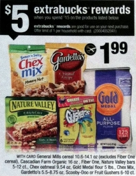 General Mills Snacks As Low As 80¢ Each 9/28!