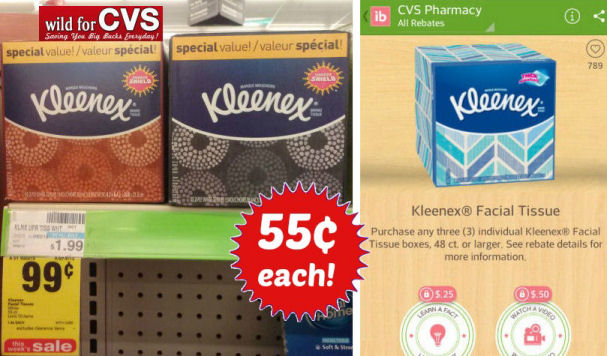 Kleenex As Low As 55¢ Per Box!