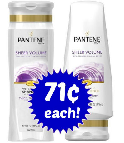 Hurry! Print Now for 71¢ Pantene Next Week!