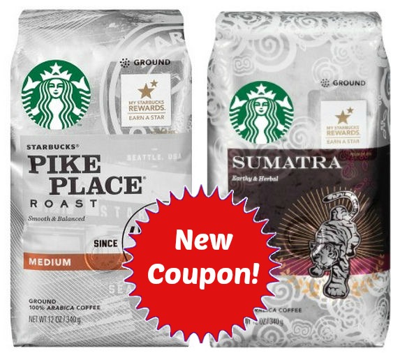 New Coupon for Starbucks Coffee!