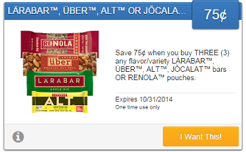 Larabar Coupons