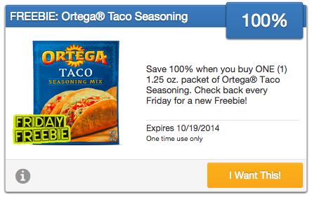 Free Ortega Seasoning