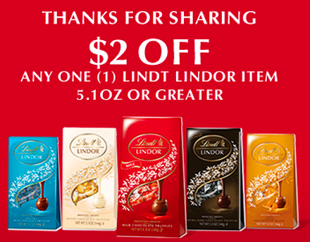 Lindt Chocolate coupon