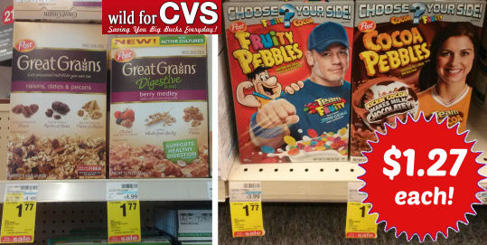 Post Cereals Just $1.27 Each!