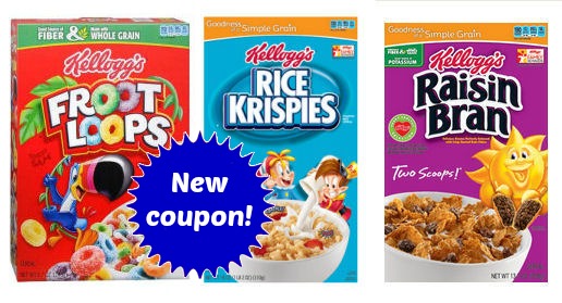 New Kellogg's Cereal Coupon & Next Week's Sale!