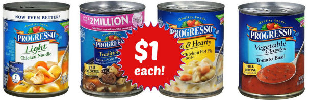 Progresso Soup $1 Each on 10/19!