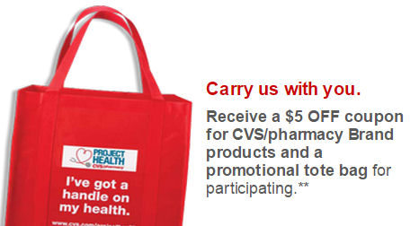 CVS Project Health: Free Screening, Coupon & Bag!