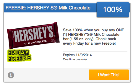 Free Hershey's Bar