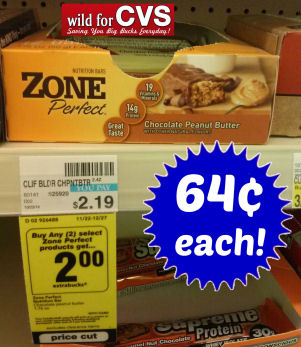 Zone Perfect Bars As Low As 64¢ Each!