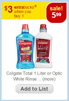 Colgate 1L Mouthwash $1.99 Next Week!