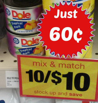 New Dole Coupon for 60¢ Tropical Fruit!