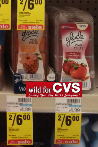 Grab a Glade Wax Melt for $1!