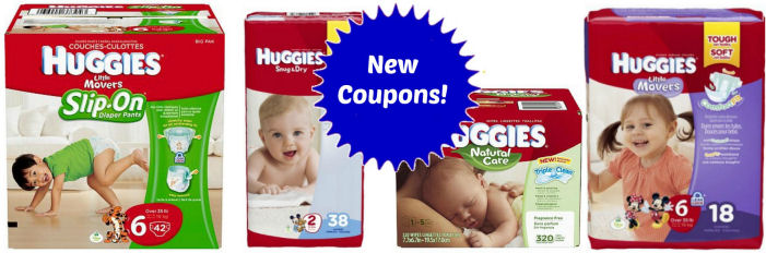 Hurry! New Huggies Coupons!