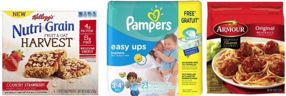 New Coupons: Armour Meatballs, Kellogg's Nutrigrain, Pampers & More!