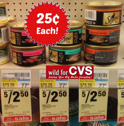 New B5G5 Sheba Coupon = 25¢ per Can This Week!