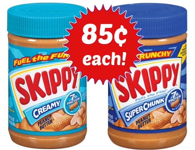 Hurry! New Coupon for 85¢ Skippy Peanut Butter on 11/16!