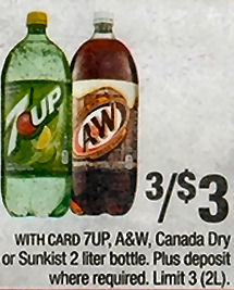 New 7Up Coupon for 56¢ 2L bottles Next Week!