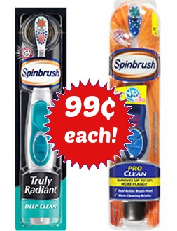 Print Now for 99¢ Spinbrush on 11/23!