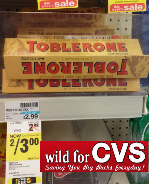 Toblerone Bars Just $1 Each!