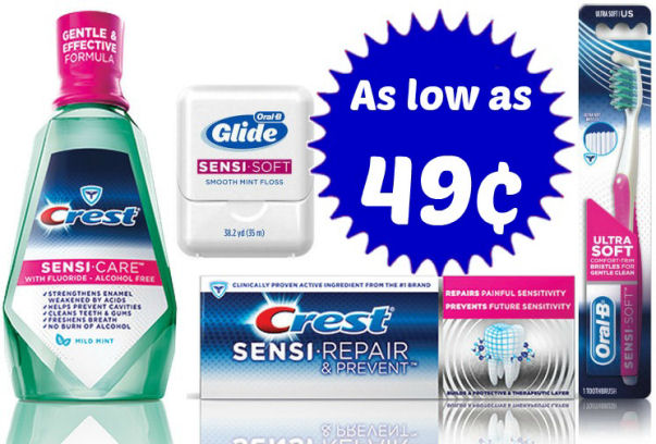 Crest Oral-B Glide Sensi Care 