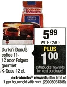 New Coupon for Dunkin Donuts ECB Deal Next Week!