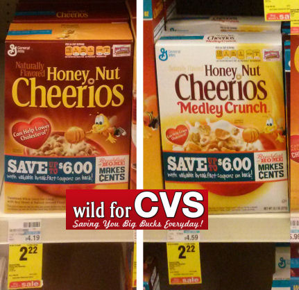 Honey Nut or Medley Crunch Cheerios Just $1.22!