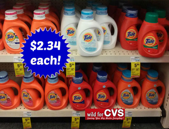 Grab Tide Detergent for $2.34 Each!