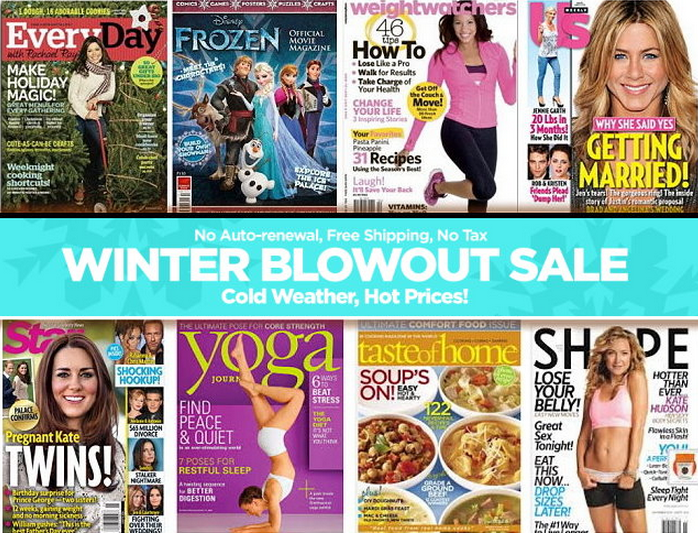 Magazine Sale Winter Blowout