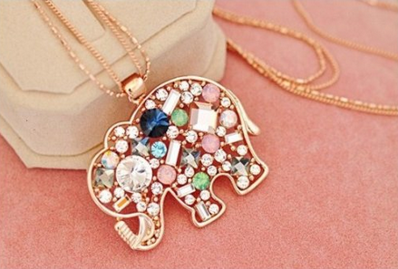 elephant necklace