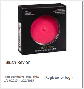 Revlon Blush product test