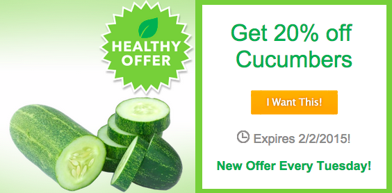 Cucumbers coupon