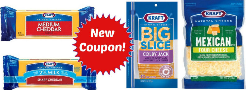 New Kraft Natural Cheese Coupon