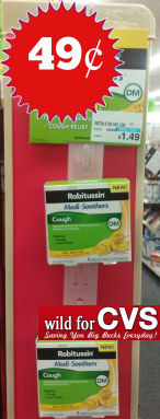 Grab Robitussin Medi Soothers for 49¢!