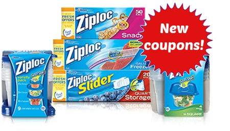 New Ziploc coupons