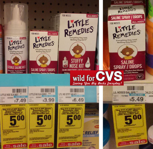 Little Remedies Saline Products As Low As 74¢ Each!