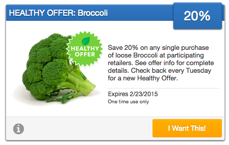 Broccoli coupon